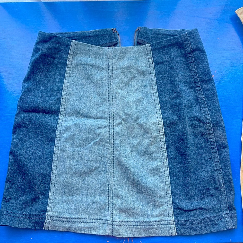 Free People two-toned skirt
